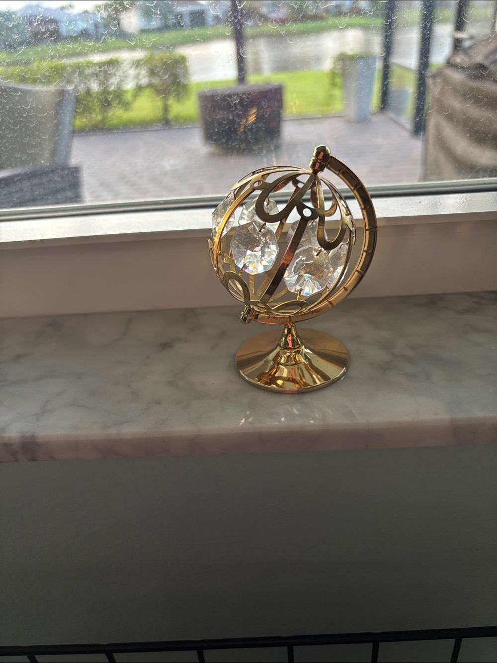 Crystal & Gold Globe